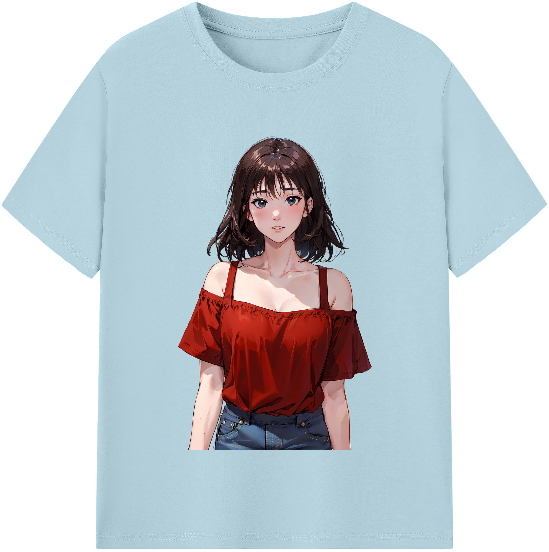 SLAM DUNK／スラムダンク 綿100％半袖Tシャツ（フロントプリント）